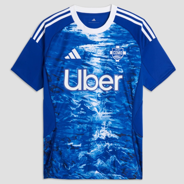 2025-26 Como Home Soccer Jersey Shirt